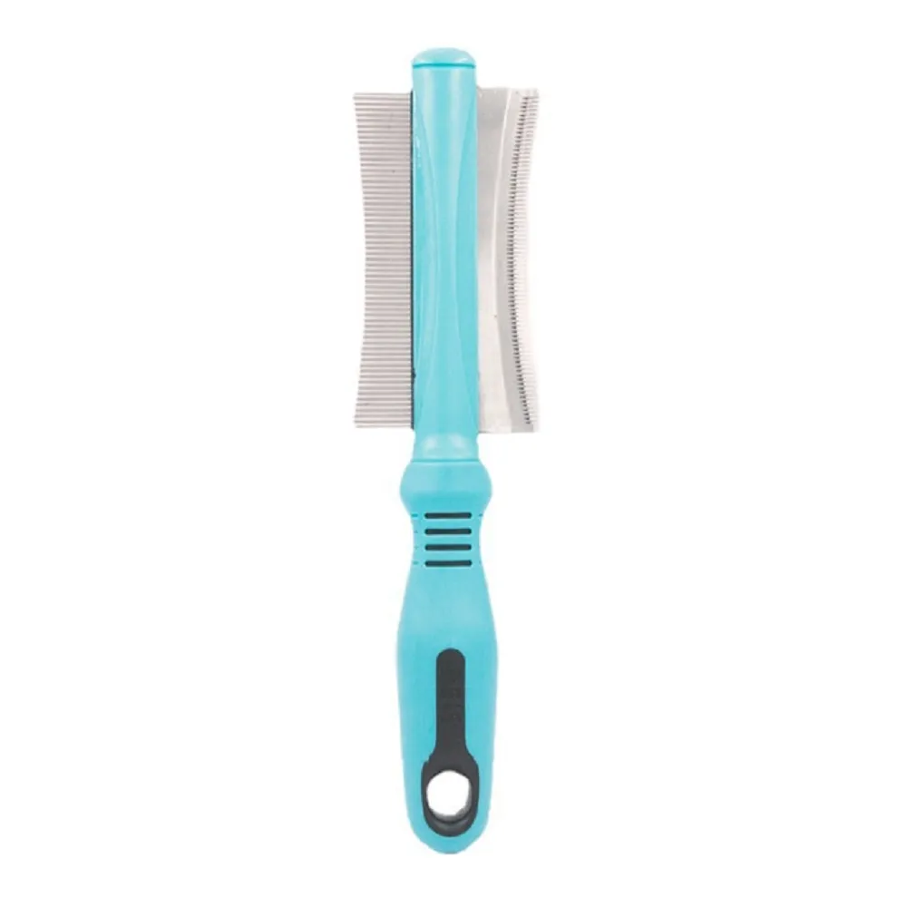 2 in 1 dog cat comb shedding brush