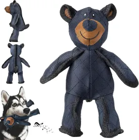 2025 New Unbreak Bear Dog Toy, Unbreaka Bear Dog Unbreakable Teddy Extreme Bears 2.0 Dog Toys, Indestructible Bear Dog Toy with Squeaker, Durable Interactive Puppy Toys to Reduce Anxiety & Boredom