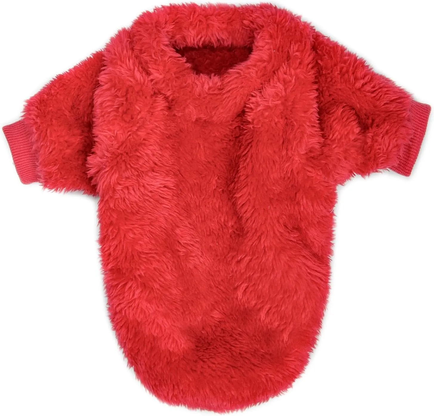 3-Pack Small Dog Sweaters for Small Dogs Boy & Girl - Puppy Clothes - XXS to XL & Cat Apparel - Velvet Warm Dog Jackets- Pet Sweatshirt & Coats for Winter (Large, Coral,Lightpink,Red)