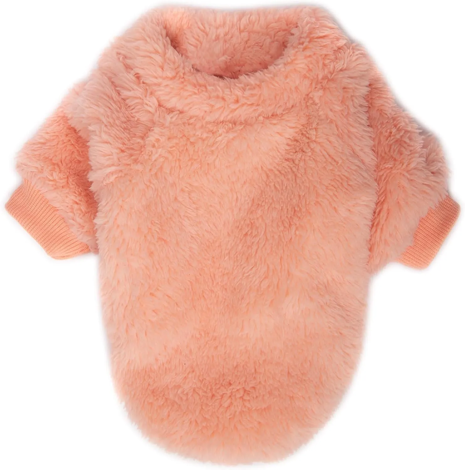 3-Pack Small Dog Sweaters for Small Dogs Boy & Girl - Puppy Clothes - XXS to XL & Cat Apparel - Velvet Warm Dog Jackets- Pet Sweatshirt & Coats for Winter (Large, Coral,Lightpink,Red)
