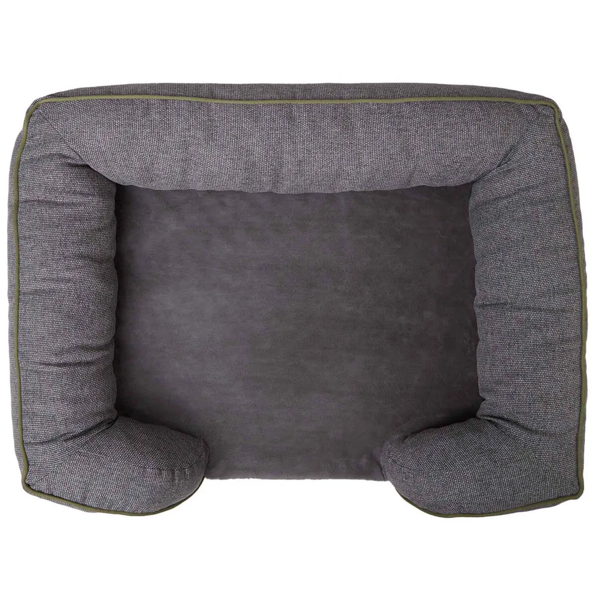 Buddy & Belle Orthopedic Lounge Dog Bed Steel Grey