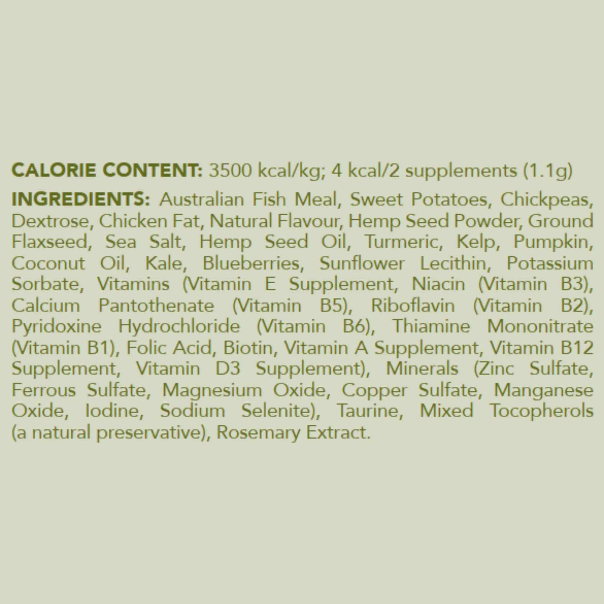 Bundle Pack of 2 x Vetalogica Hemp Clinicals 5-IN-1 Multivitamin Plus Supplements for Cats 100g