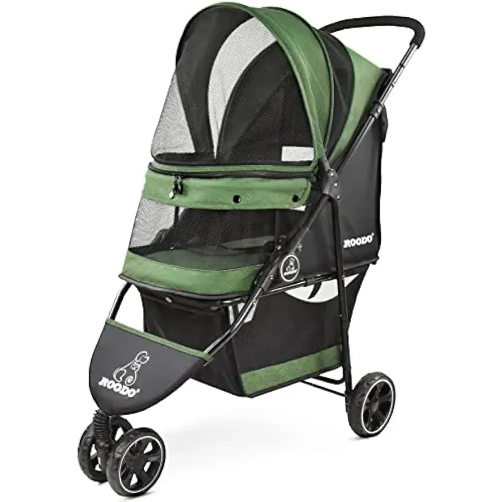 Compact Three-Wheeled Pet Stroller