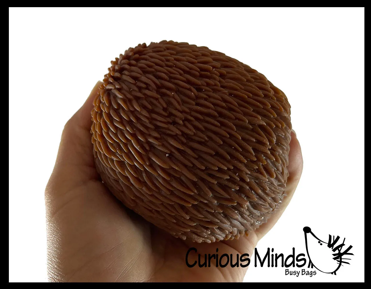 Cute Hedgehog Soft Fluff Doh - Filled Squeeze Stress Balls  -  Sensory, Stress, Fidget Toy Super Soft