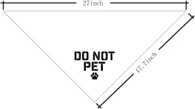 Do Not Pet Dog Bandana, Service Dog Bandana, Service Dog in Training, Service Dog Accessories, Nervous Dog Vest, Do Not Touch Dog Vest, Reactive Dog, Service Dog Stuff (C46)
