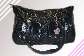 Dog Cat Faux-Leather Pet Carrier Small
