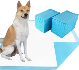 Dog Puppy Pee Pads for Potty Training and Travel, Leak-Proof, High Absorbency, Quick-Dry (Standard, (XL) 23.6"x 35.4" Pack of 20)