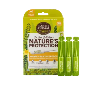Earth Animal Nature's Protection™ Flea & Tick Herbal Spot-On for Small Dogs & Puppies