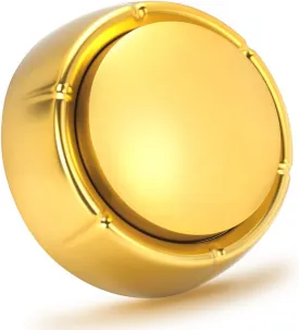 Easy Button Recordable Sound Talking Button Custom Dog Speech Training Buttons Talking Sound Buttons 30 Seconds Record Button - Gold