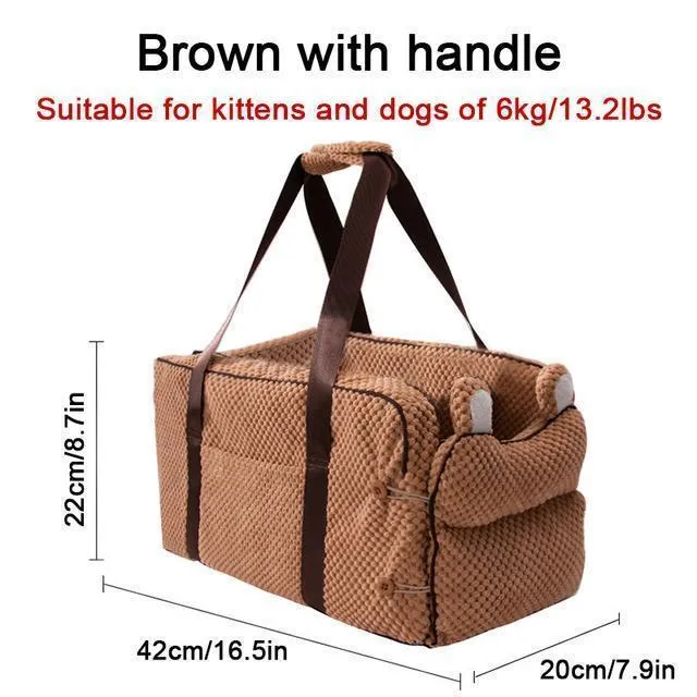 Funki Buys | Pet Car Seats | Portable Travel Booster Carrier Seat