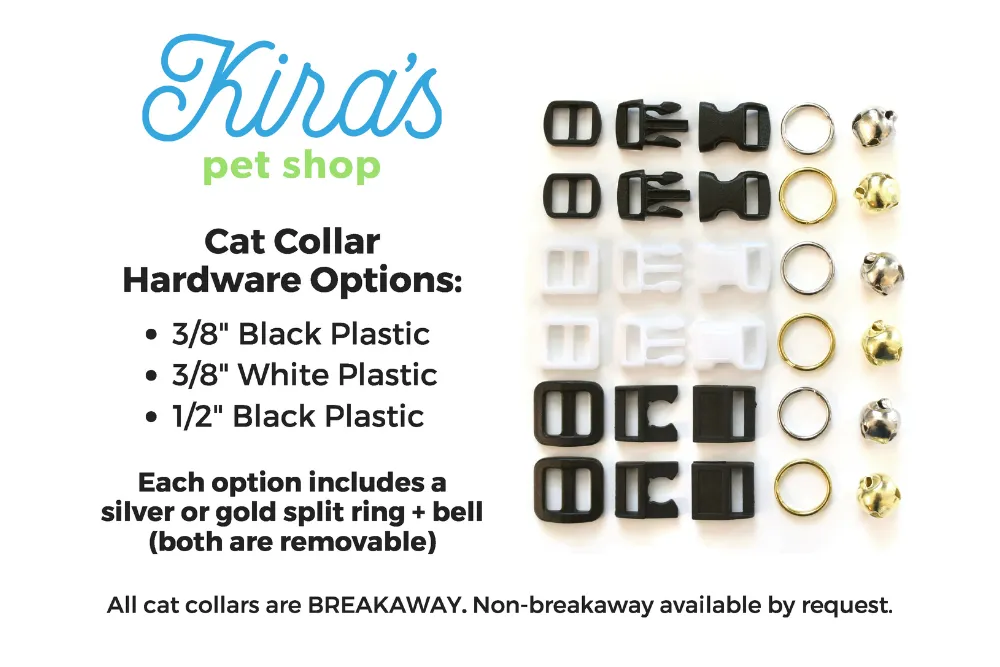 Geometric Ice Cream Cones Cat Collar