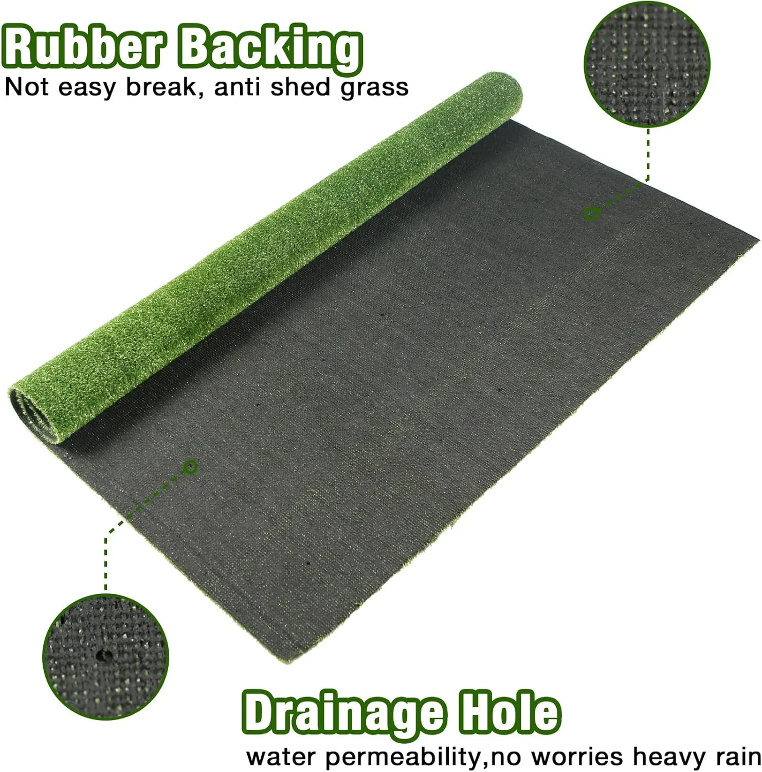 GLOBREEN XL Artificial Grass for Dogs Potty 7FT X 13FT, Pets Fake Grass Turf Rug for Puppy Kennel Flooring Patio Balcony, Easy to Cut Waterproof