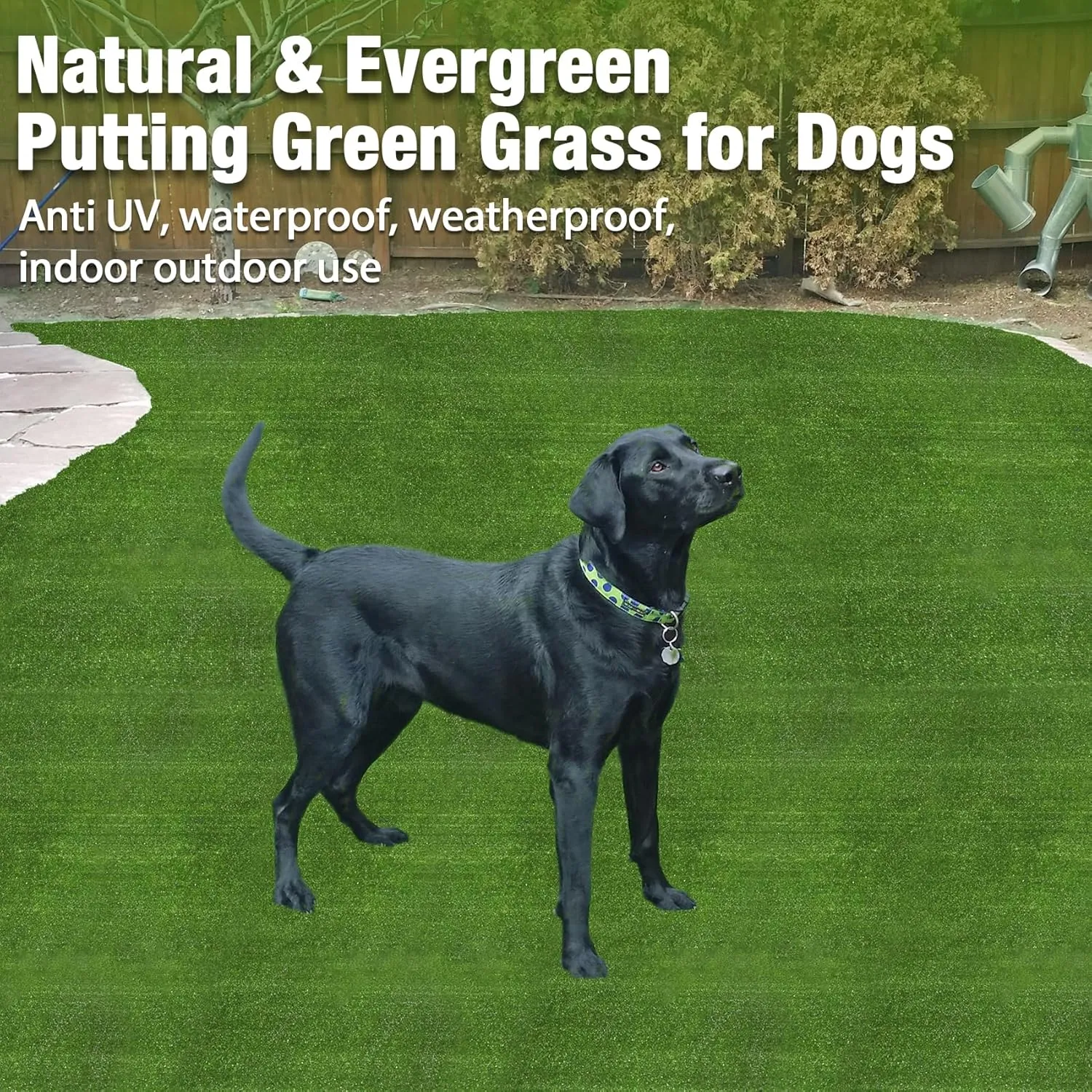 GLOBREEN XL Artificial Grass for Dogs Potty 7FT X 13FT, Pets Fake Grass Turf Rug for Puppy Kennel Flooring Patio Balcony, Easy to Cut Waterproof