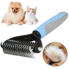 Grooming Brush For Pet Dog Cat Deshedding Tool Comb Fur Remover