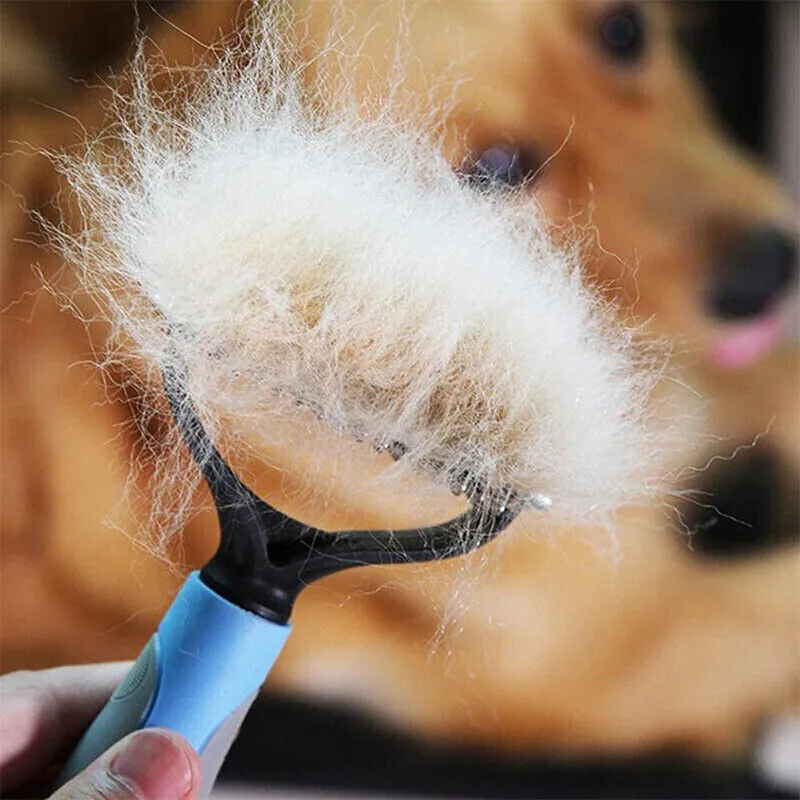 Grooming Brush For Pet Dog Cat Deshedding Tool Comb Fur Remover