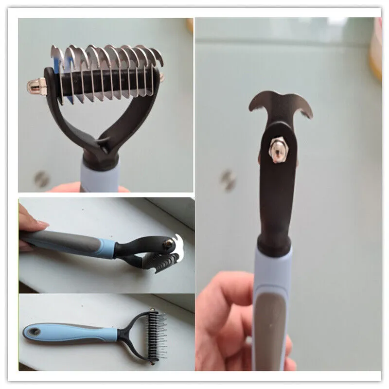 Grooming Brush For Pet Dog Cat Deshedding Tool Comb Fur Remover