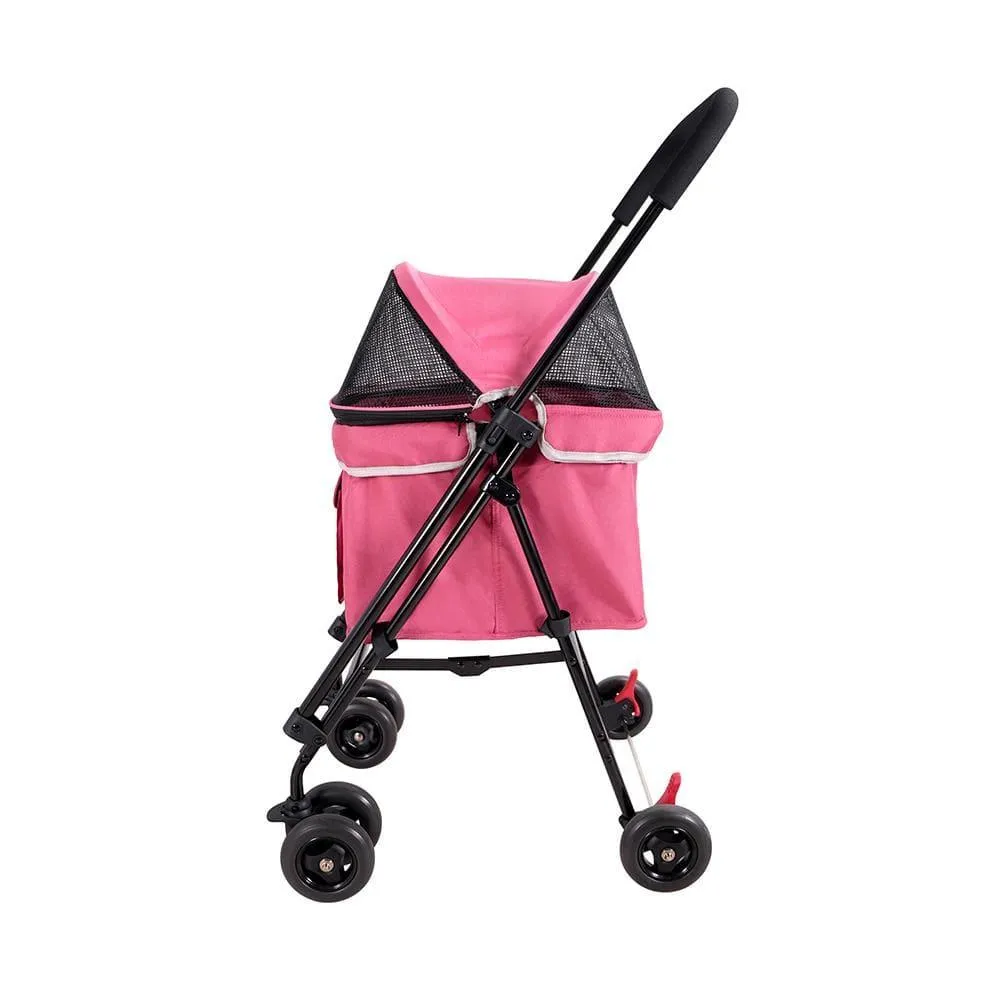 Ibiyaya® Astro Go Lite Pet Pram | Rose Pink