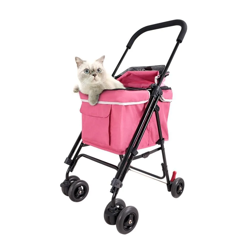 Ibiyaya® Astro Go Lite Pet Pram | Rose Pink
