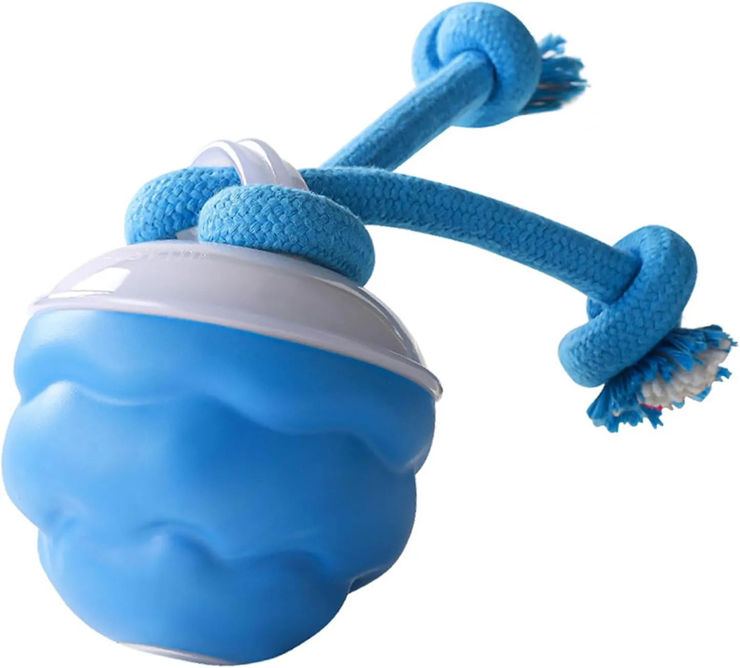Interactive Dog Toys Ball, Automatic Moving Rolling Pet Toy with Touch Activated, Active Rolling Ball Products for Puppy Small Medium Dogs, Squeaky, USB Rechargeable, Keep Them Busy (Blue)