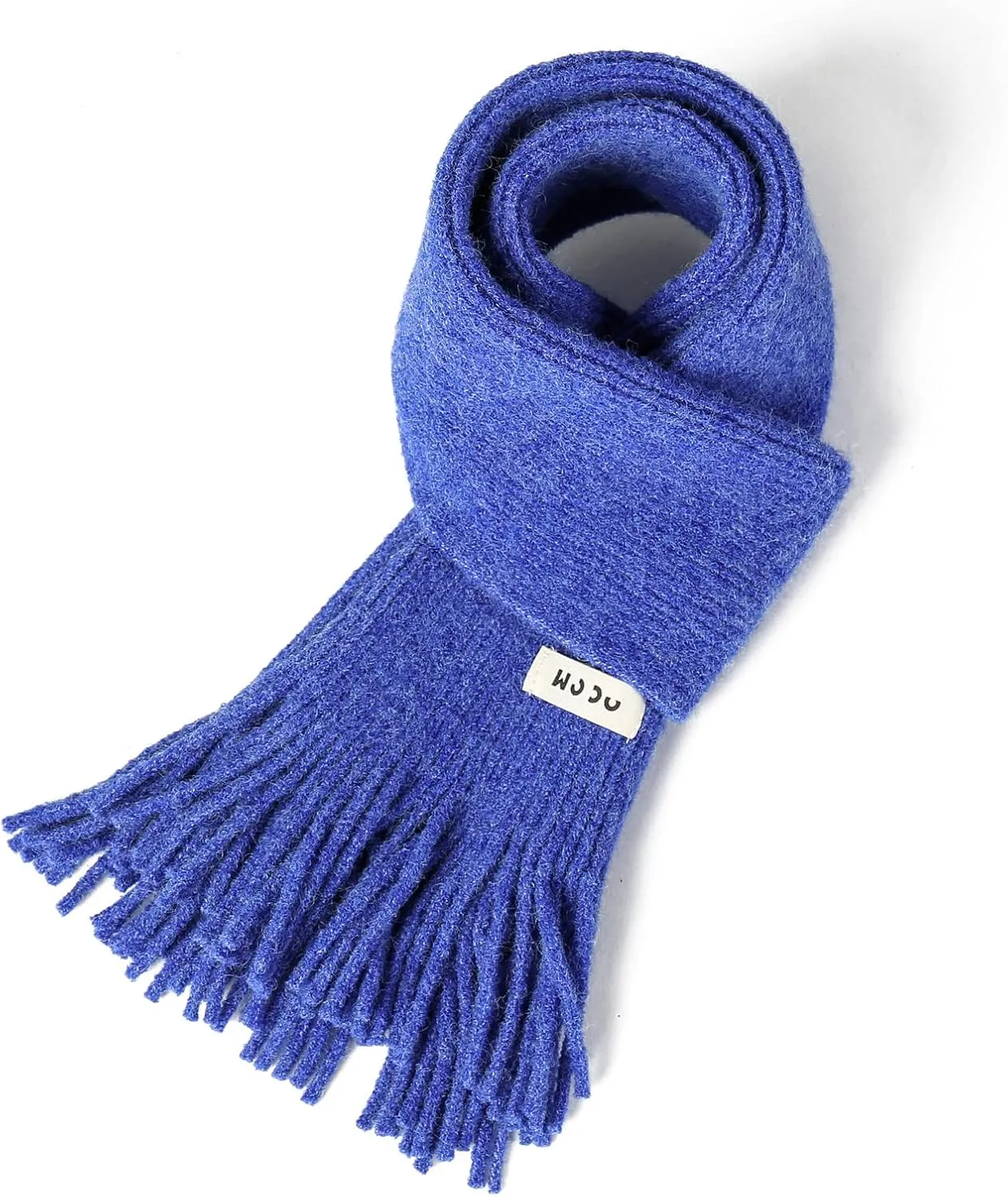 Kids Knit Scarf Winter Fashion Solid Color Toddler Baby Scarves Neck Warmer Tassel Scarf for Boys Girls