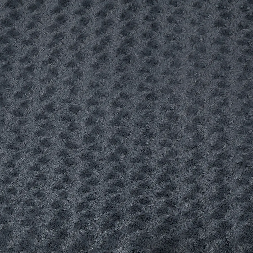LARGE Dog Beds Pet Calming Squeaky - Charcoal