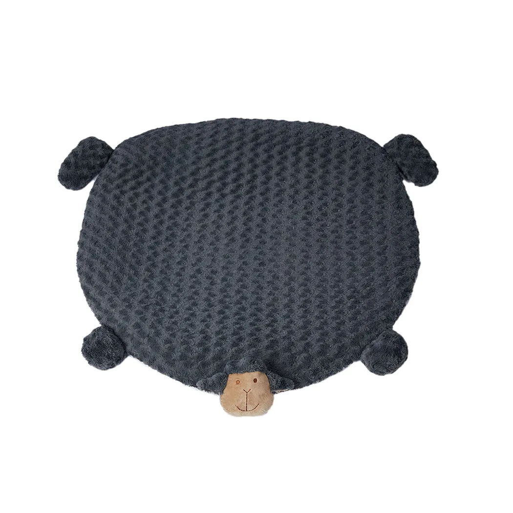 LARGE Dog Beds Pet Calming Squeaky - Charcoal