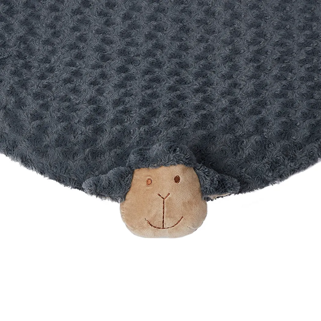 LARGE Dog Beds Pet Calming Squeaky - Charcoal