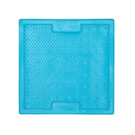 Lickimat Classic Soother Slow Feeder Cat Mat Turquoise