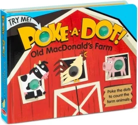 Melissa & Doug Children's Book - Poke-a-Dot: Old MacDonalds Farm (Board Book with Buttons to Pop) - FSC Certified