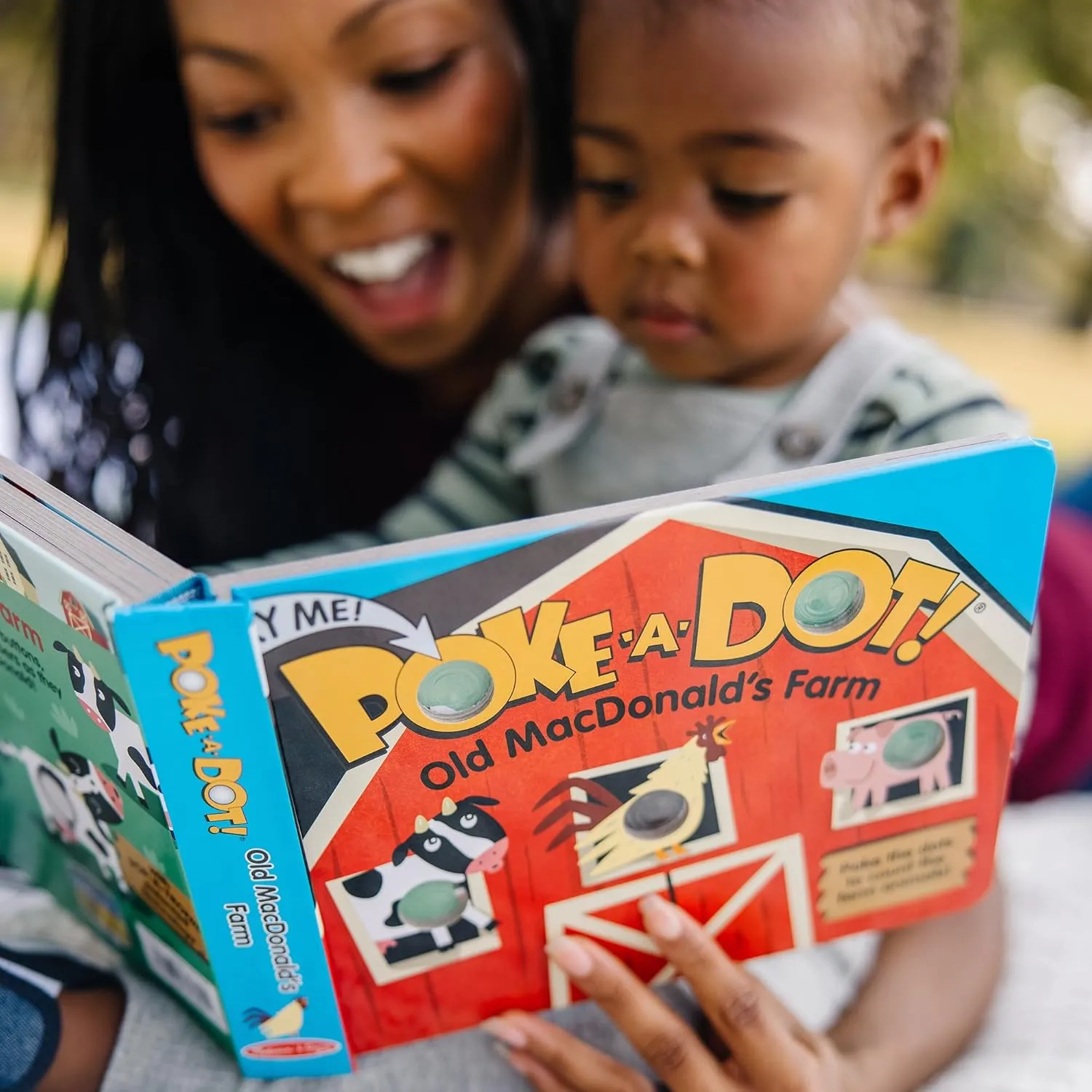 Melissa & Doug Children's Book - Poke-a-Dot: Old MacDonalds Farm (Board Book with Buttons to Pop) - FSC Certified