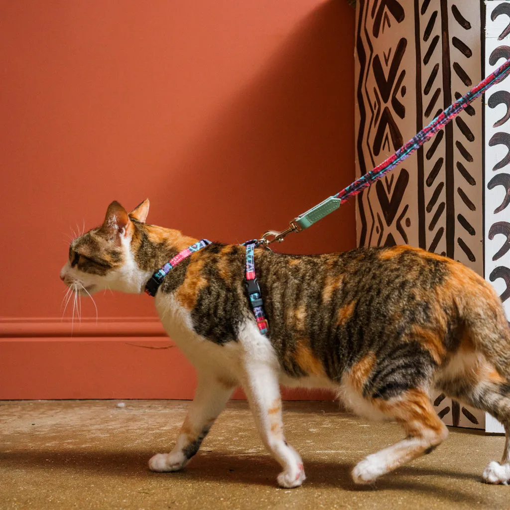 Mud Cloth Cat Harness