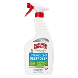 Nature’s Miracle Litter Box Odor Destroyer Unscented Spray 24oz
