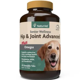 NaturVet Senior Wellness Hip & Joint Advanced Chewable Tablets