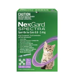 Nexgard Spectra Spot-On For Cat 0.8-2.4kg
