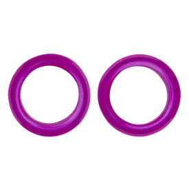 Pack of 2 Premium Scissor Finger Ring Inserts in Magenta by PetStore.Direct
