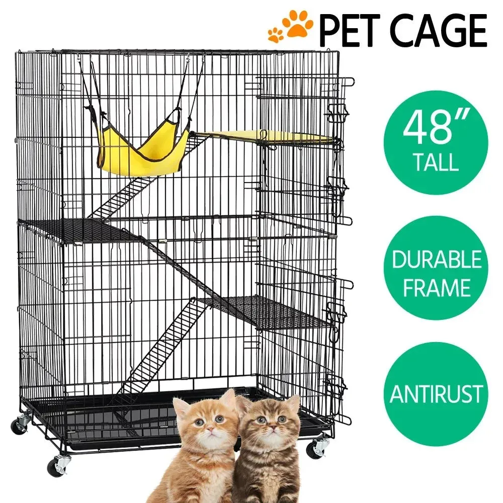 Pat and Pet Emporium | Pet Cages | 4 Tier 3 Stair Cat Play Cage
