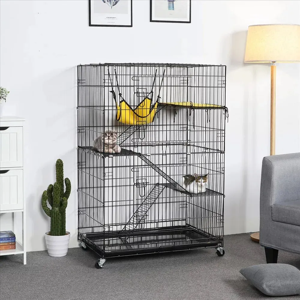 Pat and Pet Emporium | Pet Cages | 4 Tier 3 Stair Cat Play Cage