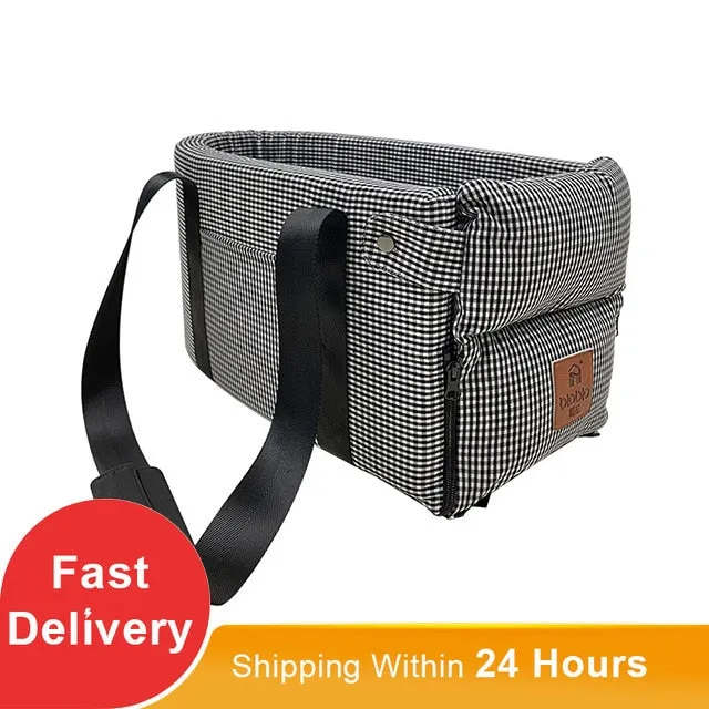 Portable Booster Travel Dog or Cat Bed Seat for Central Control Car Safety Pet Transport Carrier and Protector For Small Dogs  (Many to Choose from in this Listing)