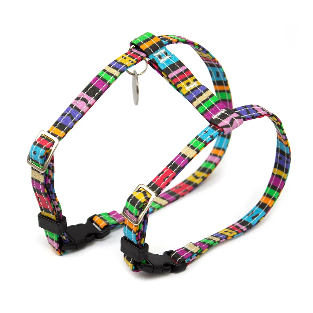 Rainbow Stripe Cat Harness