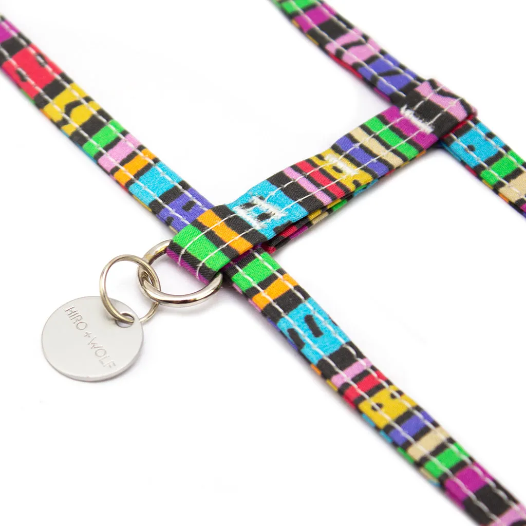 Rainbow Stripe Cat Harness