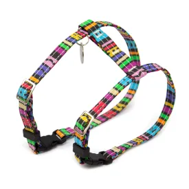 Rainbow Stripe Cat Harness
