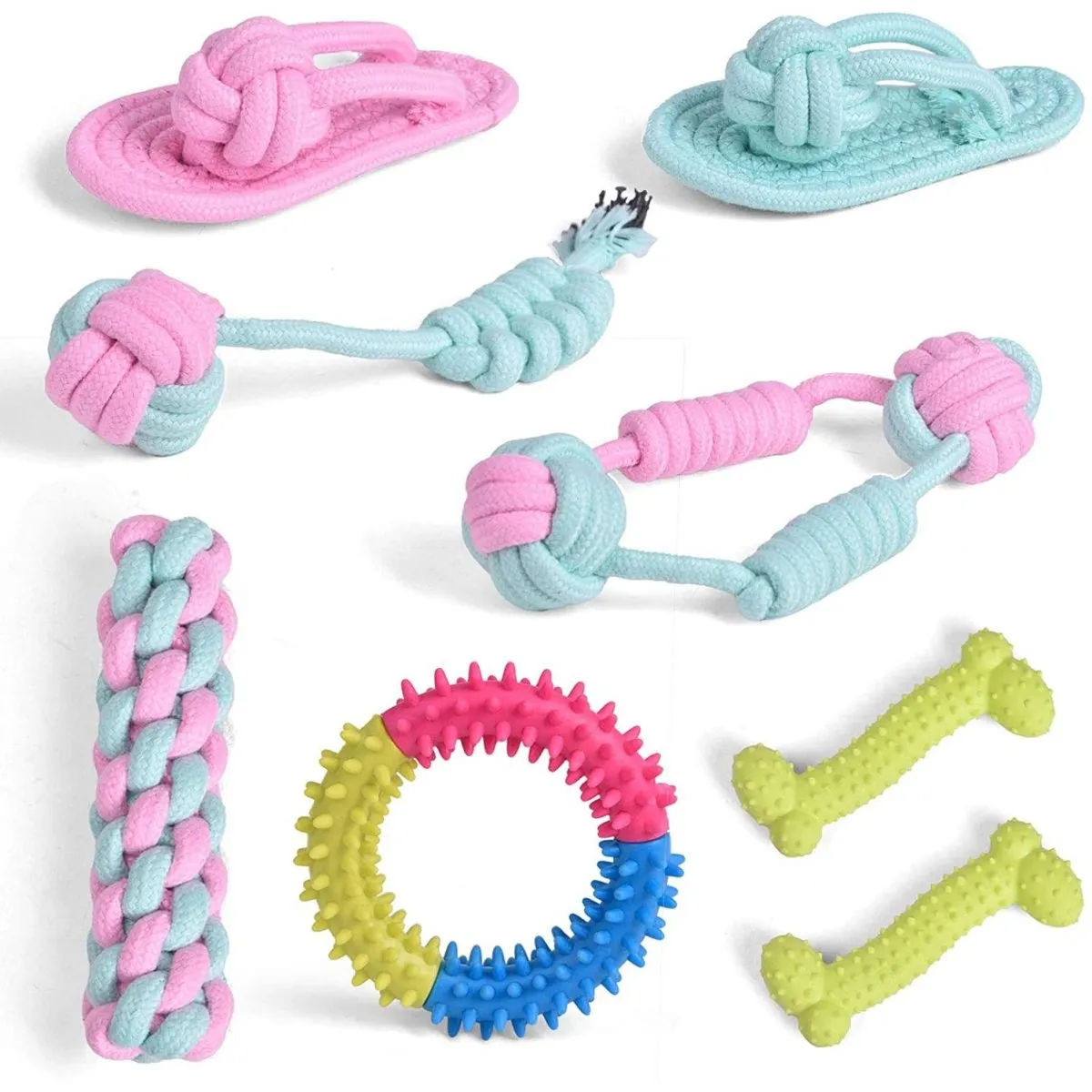 Rope and Slippers Chew Toy Set for Pets-Wholesale