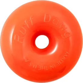 Ruff Dawg Dawg-Nut XL  Durable Rubber Dog Toy for Aggressive Chewers - Floats in Water - Assorted Neon Colors for Easy Visibility - Made in the USA