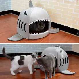 Shark Dog Beds Cat Cave Bed Pet House