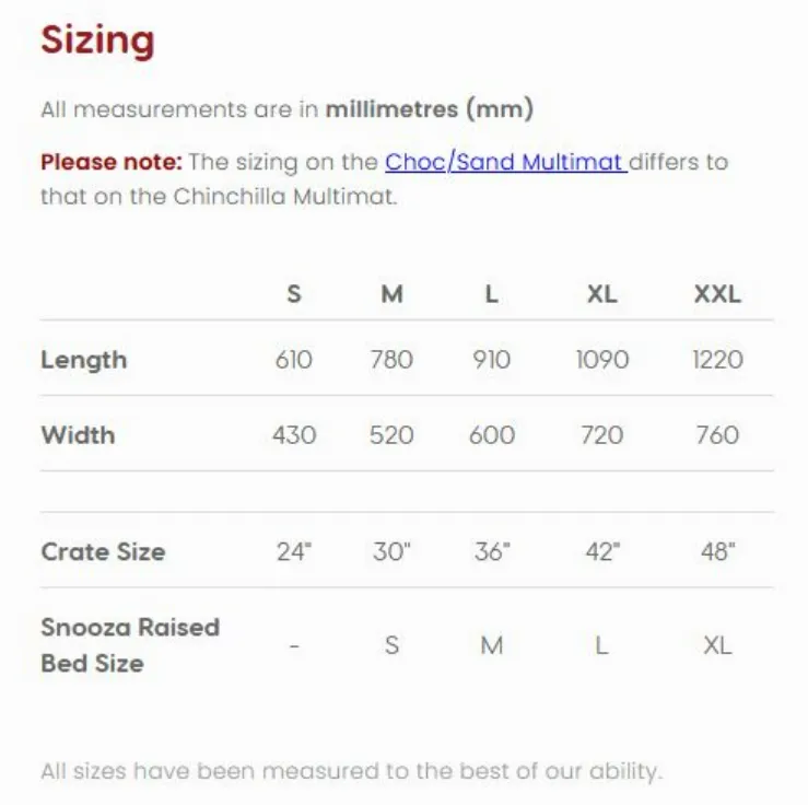 Snooza – Multimat Bed – [Chinchilla]