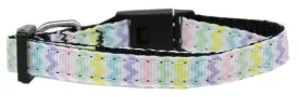 Spring Chevron Nylon Cat Collar