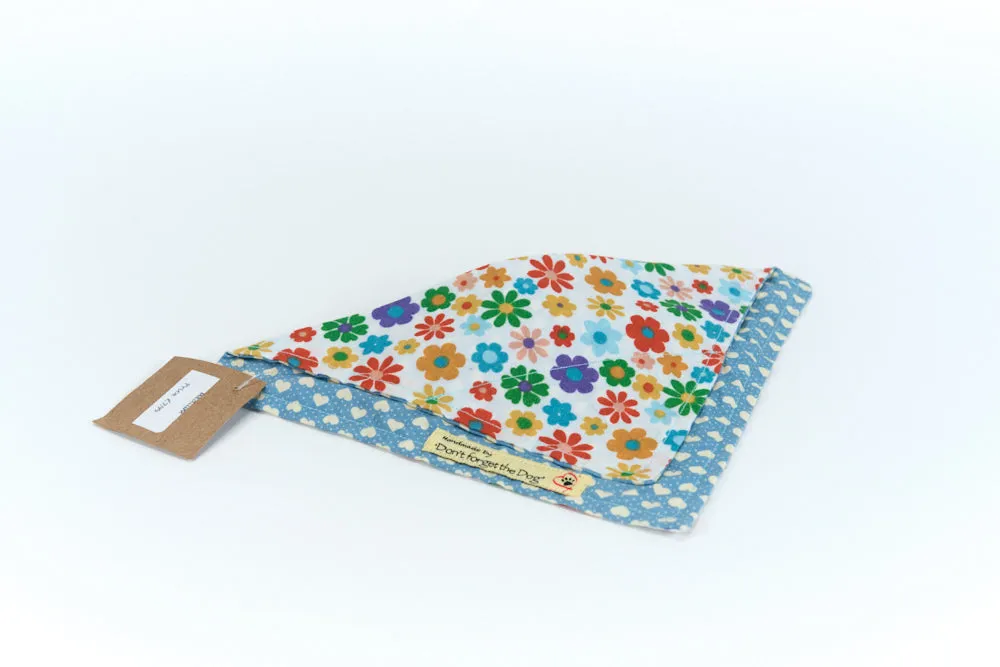 White Cotton Neckerchief Bandana