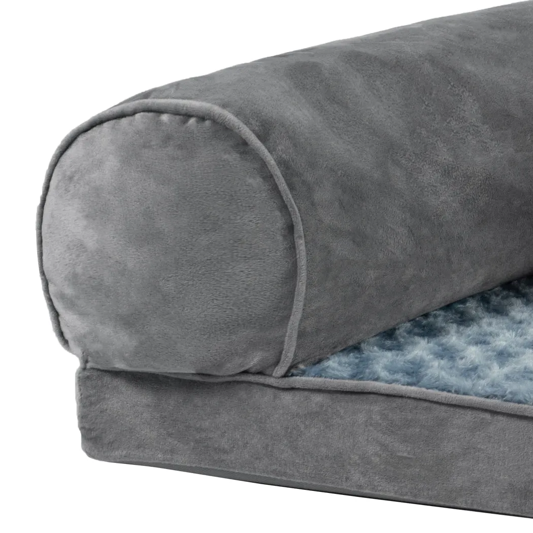 XLarge Dog Beds Pet Sofa Bedding Soft Warm - Grey